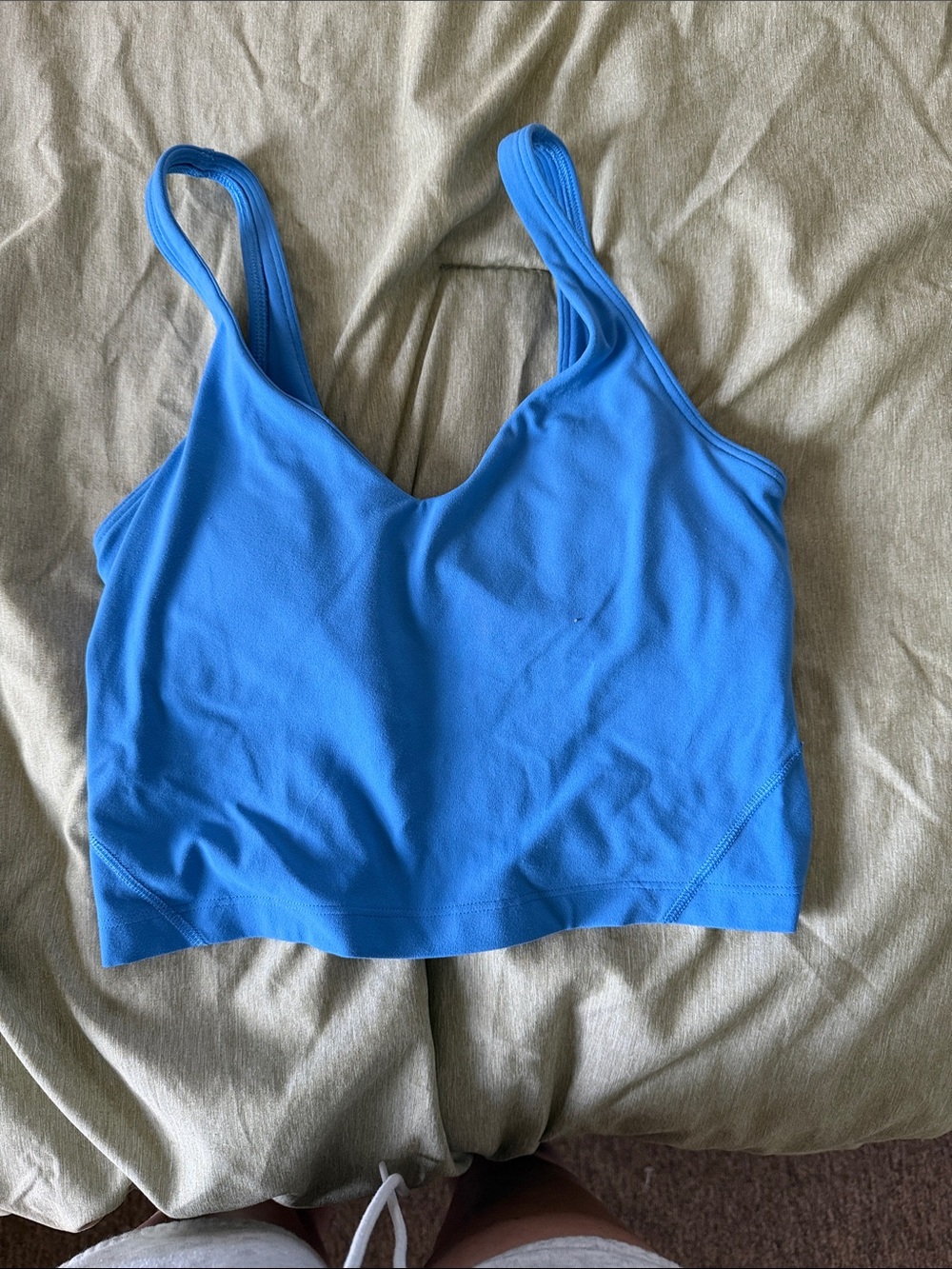 lululemon athletica Bright Blue V-Neck Light Support Bralette